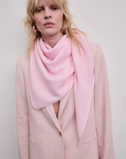 Lala Berlin - Triangle Solid M Cahsmere Blend Tørklæde - Candy